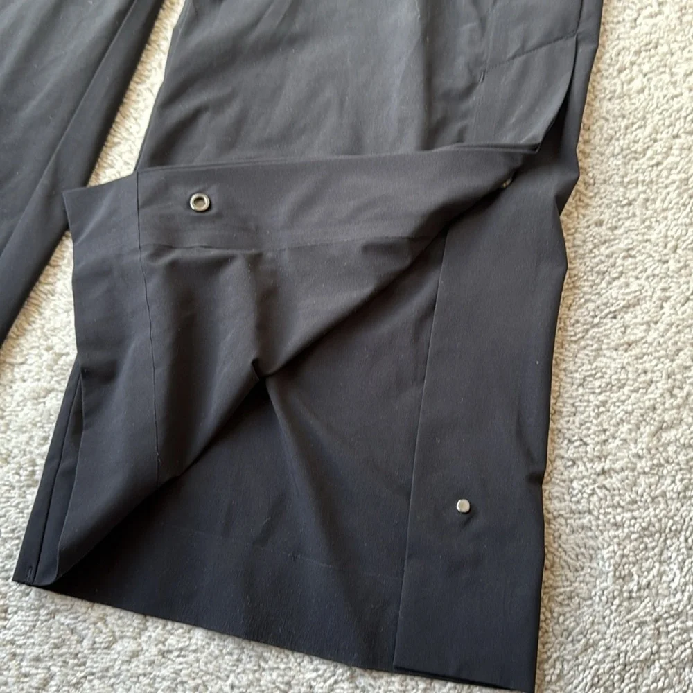 Athleta Tribeca Wide Leg Snap Hem Crop Pants | Size 2 | Black - Picture 5 of 10